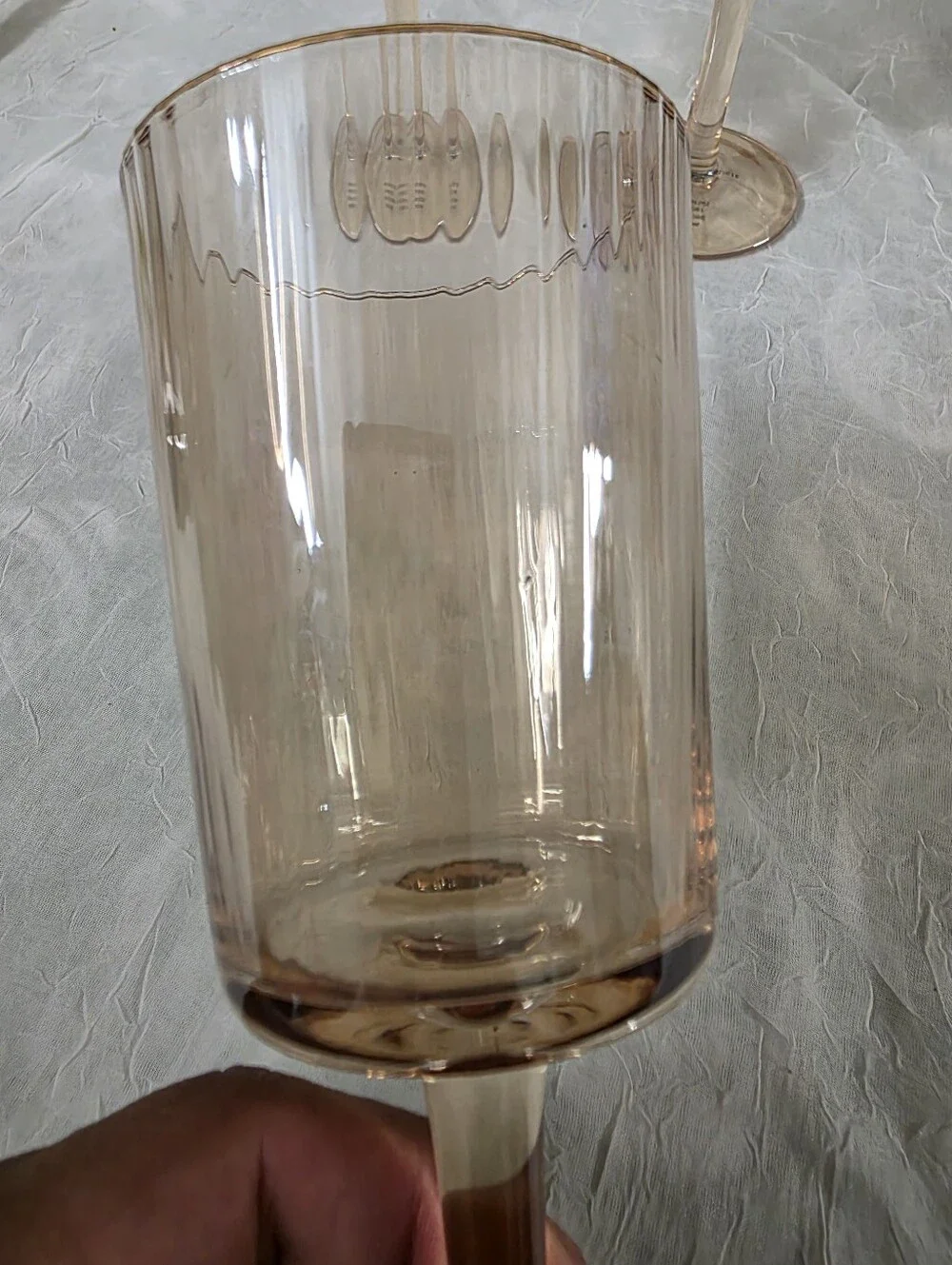Anthropologie Rochelle Wine Glasses, Set of 3